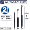From 330mm ∼ Up to 1185mm Length Gas Spring M10 Gas Strut Gas Pressure Damper