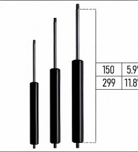 From 150mm ∼ Up to 299mm Length Gas Spring M8 Gas Strut Gas Pressure Damper