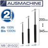 From 200mm ∼ Up to 345mm Length Gas Spring M8 Gas Strut Gas Pressure Damper with Ball Joint