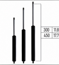 From 300mm ∼ Up to 450mm Length Gas Spring M6 Gas Strut Gas Pressure Damper