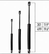 From 301mm ∼ Up to 499mm Length Gas Spring M6 Gas Strut Gas Pressure Damper with Ball Socket