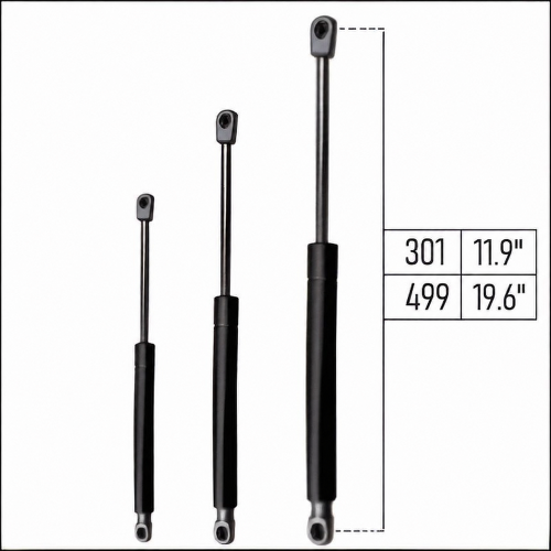 From 301mm ∼ Up to 499mm Length Gas Spring M6 Gas Strut Gas Pressure Damper with Ball Socket