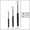 From 350mm ∼ Up to 449mm Length Gas Spring M8 Gas Strut Gas Pressure Damper with Ball Joint