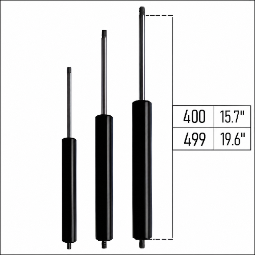 From 400mm ∼ Up to 499mm Length Gas Spring M8 Gas Strut Gas Pressure Damper