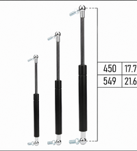 From 450mm ∼ Up to 549mm Length Gas Spring M8 Gas Strut Gas Pressure Damper with Ball Joint