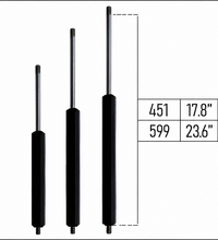 From 451mm ∼ Up to 599mm Length Gas Spring M6 Gas Strut Gas Pressure Damper