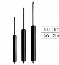 From 500mm ∼ Up to 599mm Length Gas Spring M8 Gas Strut Gas Pressure Damper