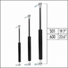 From 501mm ∼ Up to 601mm Length Gas Spring M6 Gas Strut Gas Pressure Damper with Ball Joint