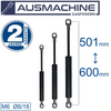 From 501mm ∼ Up to 600mm Length Gas Spring M6 Gas Strut Gas Pressure Damper with Eyelets
