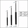 From 550mm ∼ Up to 649mm Length Gas Spring M8 Gas Strut Gas Pressure Damper with Ball Joint