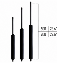 From 600mm ∼ Up to 700mm Length Gas Spring M6 Gas Strut Gas Pressure Damper