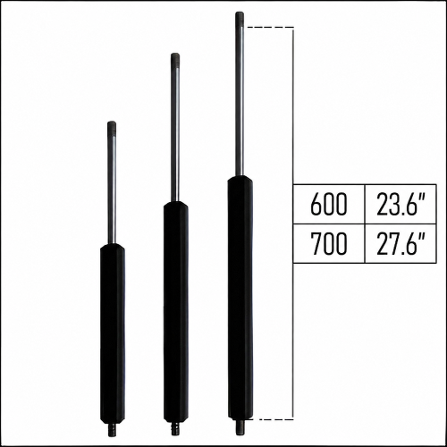 From 600mm ∼ Up to 700mm Length Gas Spring M6 Gas Strut Gas Pressure Damper