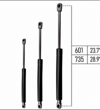 From 601mm ∼ Up to 735mm Length Gas Spring M6 Gas Strut Gas Pressure Damper with Ball Socket