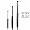 From 601mm ∼ Up to 735mm Length Gas Spring M6 Gas Strut Gas Pressure Damper with Ball Socket