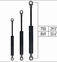 From 750mm ∼ Up to 825mm Length Gas Spring M8 Gas Strut Gas Pressure Damper with Eyelets