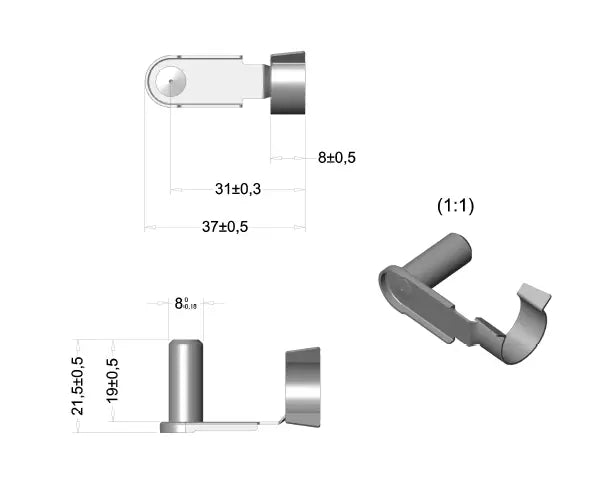 Safety Bolt - Folding Spring Bolts for Fork Head