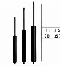 From 800mm ∼ Up to 910mm Length Gas Spring M8 Gas Strut Gas Pressure Damper