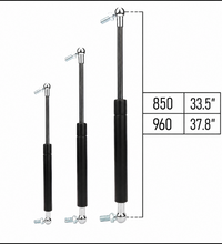 From 850mm ∼ Up to 960mm Length Gas Spring M8 Gas Strut Gas Pressure Damper with Ball Joint