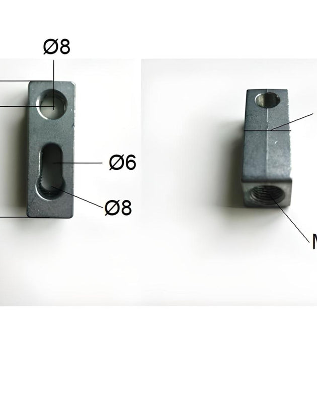Control block release head - Bowden cable release for lockable gas spring end fitting