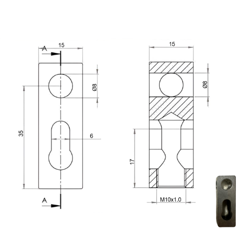 Lever Release Head for Lockable Gas Spring