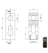 Lever Release Head for Lockable Gas Spring