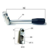 Lever Release with Mounting Hole for Lockable Gas Spring