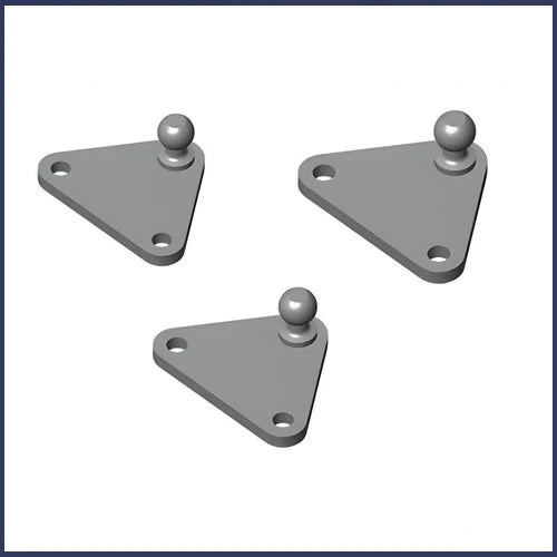 Side Mounting Plate Fitting Holder with Ball Head for Gas Spring Gas Strut Gas Pressure Damper