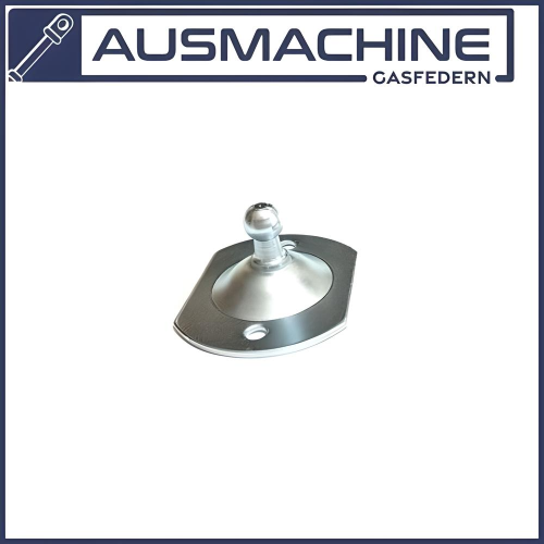 Mounting Plate for Gas Spring with Ball Stud Stainless Steel