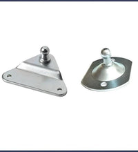 Mounting Plate for Gas Spring with Ball Stud Stainless Steel