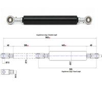 Traction Gas Spring with/without Valve – 600–2500 N