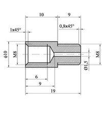 Extension Part Spacer Pipe Connector for Gas Spring Gas Strut Gas Pressure Dampers