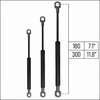 From 180mm ∼ Up to 300mm Length Gas Spring M6 Gas Strut Gas Pressure Damper with Eyelets