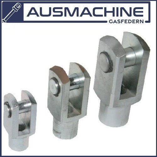 Clevis Fork-Head for Gas Spring Gas Strut Gas Pressure Dampers