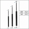 From 650mm ∼ Up to 749mm Length Gas Spring M8 Gas Strut Gas Pressure Damper with Ball Joint