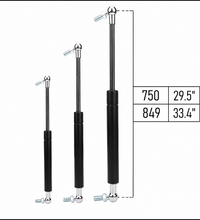 From 750mm ∼ Up to 849mm Length Gas Spring M8 Gas Strut Gas Pressure Damper with Ball Joint