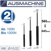 From 560mm ∼ Up to 645mm Length Gas Spring M8 Gas Strut Gas Pressure Damper with Ball Joint