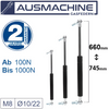 From 660mm ∼ Up to 745mm Length Gas Spring M8 Gas Strut Gas Pressure Damper with Ball Joint