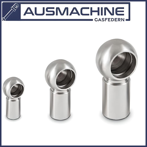 Ball Socket Made of Stainless Steel Ball Head Mount for Gas Spring Gas Strut Gas Pressure Damper